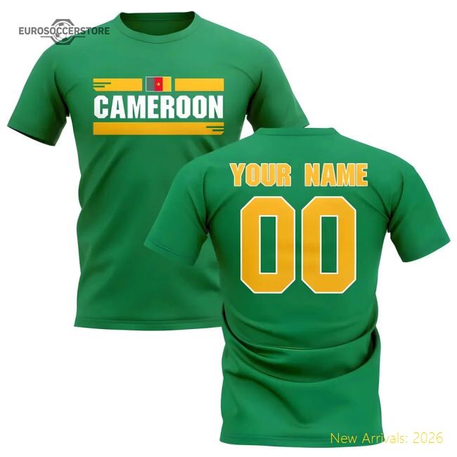 Personalised Cameroon 20242025 Regular Jersey  Elite Quickdry