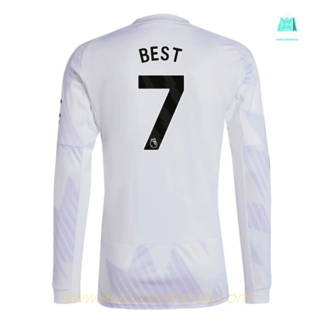 2025-2026 Man Utd Long Sleeve Away Shirt (Best 7)