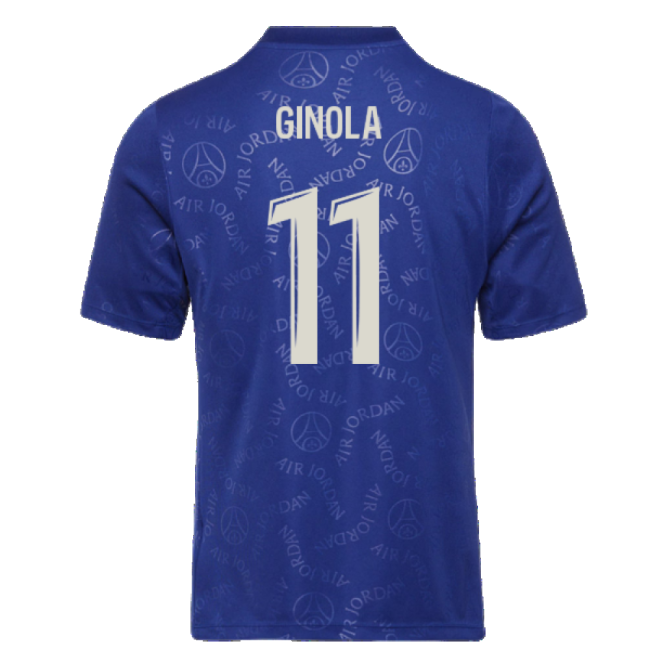 Psg Psg Academy Pro Fourth Pre Match Top Blue Ginola #11 Elite Per...