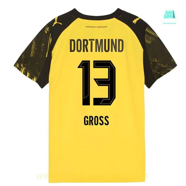 2025-2026 Borussia Dortmund Home Shirt (Kids) (Gross 13)