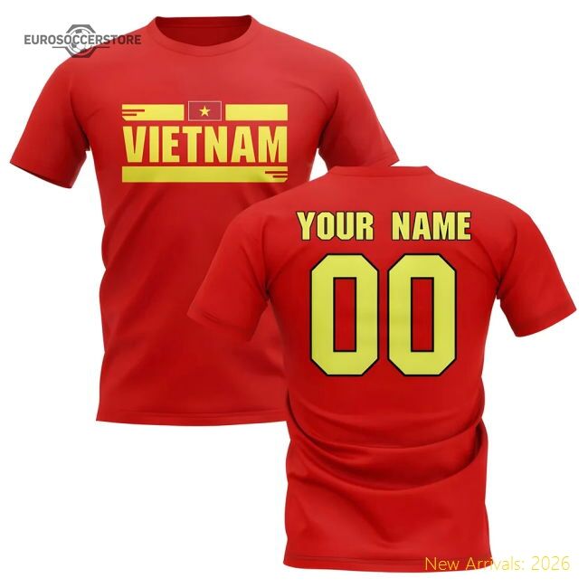 Personalised Vietnam 20242025 Regular Shirt  Premium Aeroready