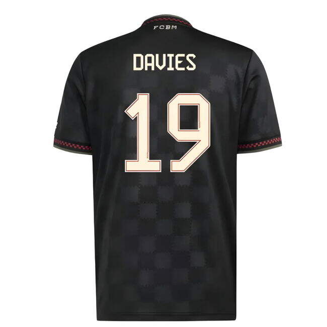 2025-2026 Bayern Munich Third Shirt (Davies 19) Antibacterial