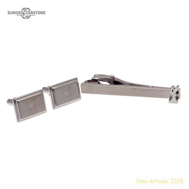 Premium Liverpool Fc Tie Slide & Cufflink Set - Premium Quality