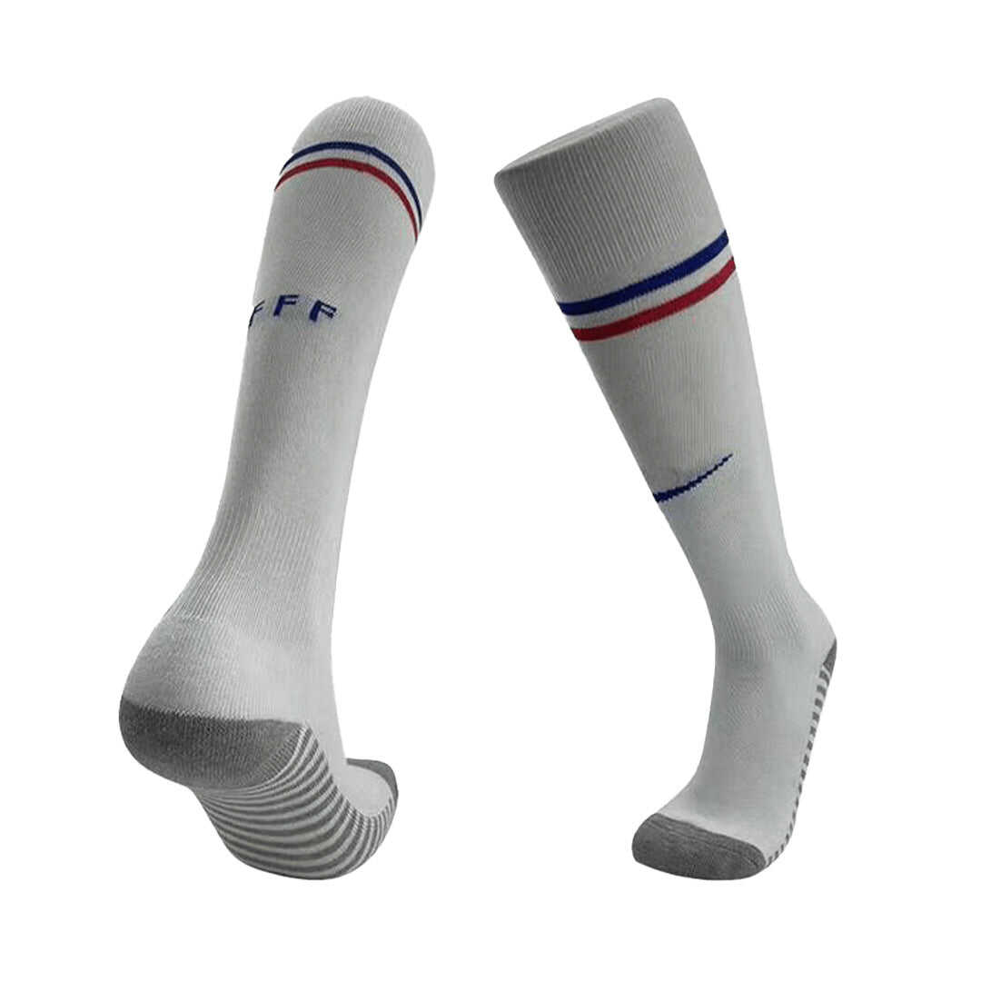 Kid's France Away Soccer Socks Euro 2024 Authentic Kit