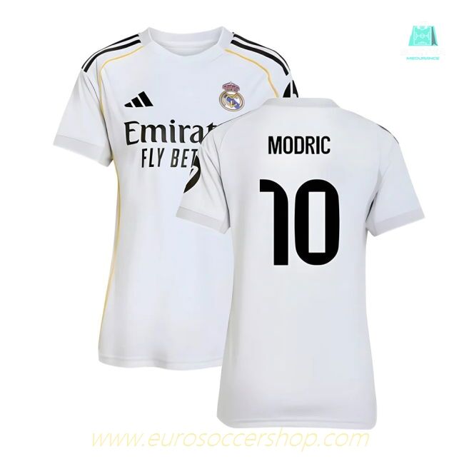 2025-2026 Real Madrid Home Shirt (Womens) (Modric 10)