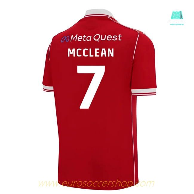 2025-2026 Wrexham Home Shirt (Kids) (McClean 7)