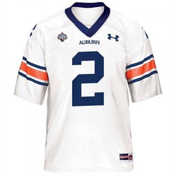 Men Auburn Tigers #2 Cameron Newton White Under Armour Stitch Jersey