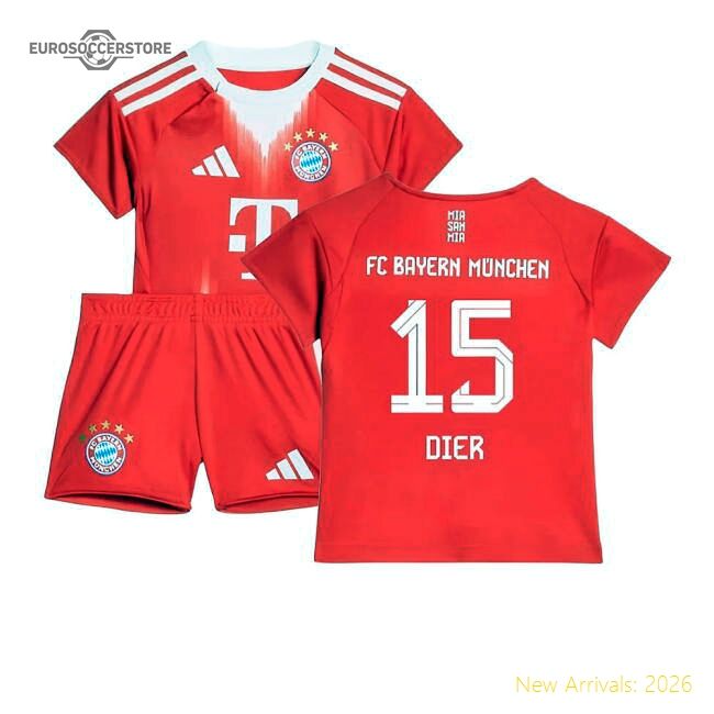 2025-2026 Bayern Munich Home Baby Kit (dier 15) - Supporter Edition