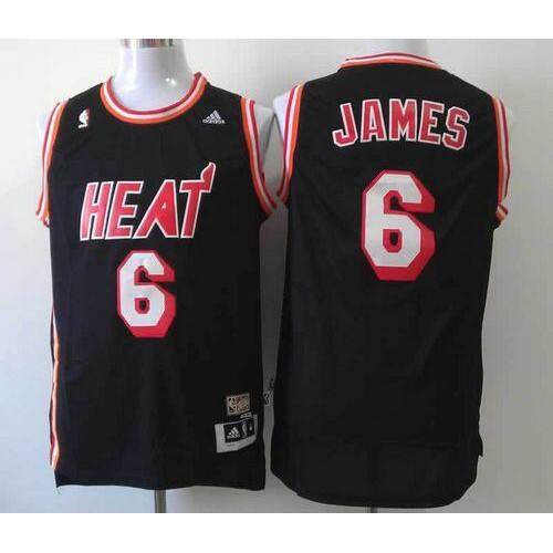 Miami Heat LeBron #6 Professional Grade Game Jersey Urban Style