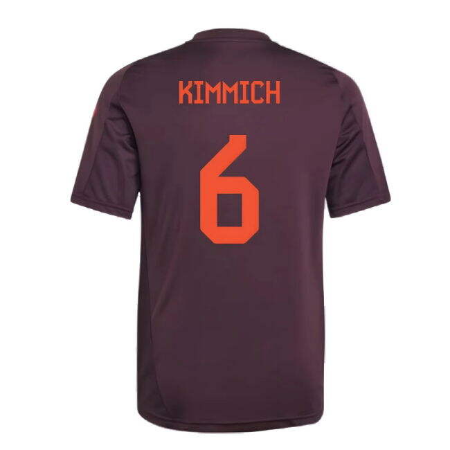 2024-2025 Bayern Munich Training Tee (Shadow Maroon) - Kids (Kimmich 6)