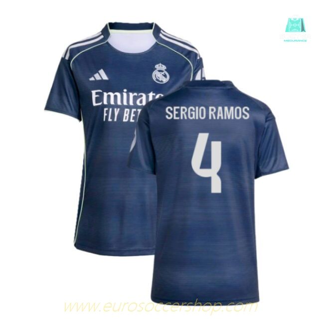 2025-2026 Real Madrid Authentic Away Shirt (Womens) (Sergio Ramos 4)