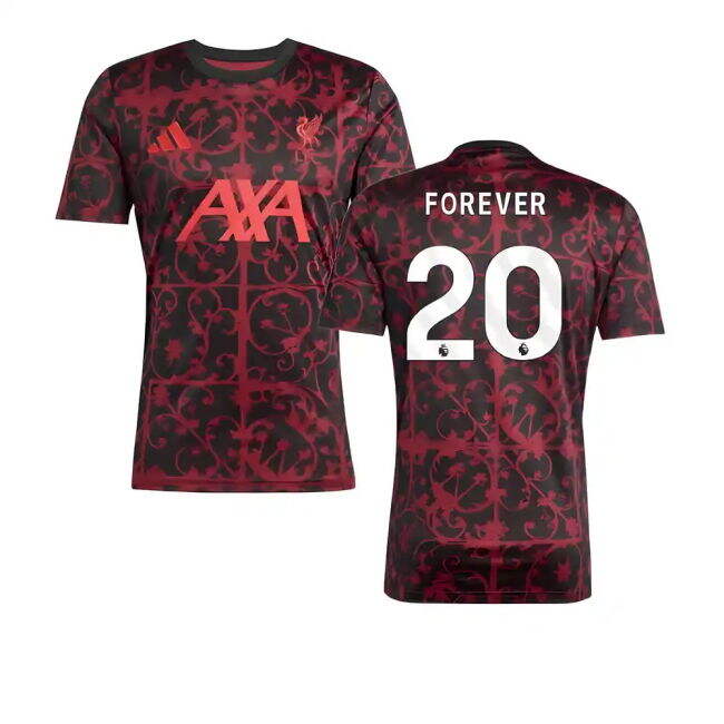 Original Liverpool Forever 20 2025 2025-2026 Liverpool Pre-Match Sh...
