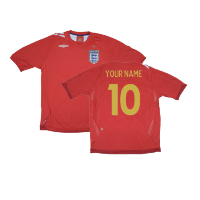 England 2006-08 Away Shirt (M) (Excellent) (Your Name)