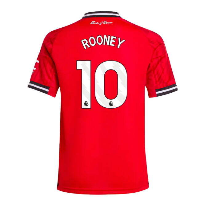 2025-20 Man Utd Official Home Football Kit Rooney #10 M S Kids