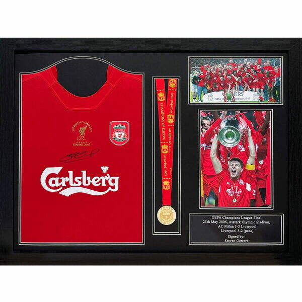 Authentic Licensed Liverpool FC 2005 2005 Liverpool FC 2005 Gerrard...