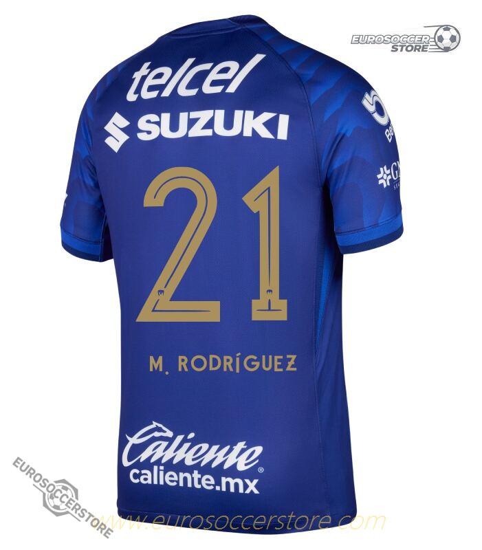 Away Jersey of M. RODRÍGUEZ (21) for Pumas UNAM in the 25-26 Season