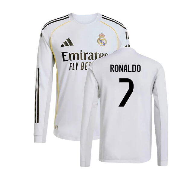 Ronaldo 7 2025-2026 Real Madrid Club Home Strip
