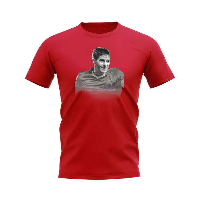 Liverpool T-shirt - Featuring Gerrard - Durable Fabric - Professional