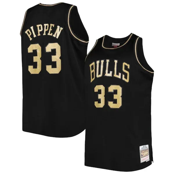 Scottie Pippen CHI Swingman Jersey - stylish Basketball - Black