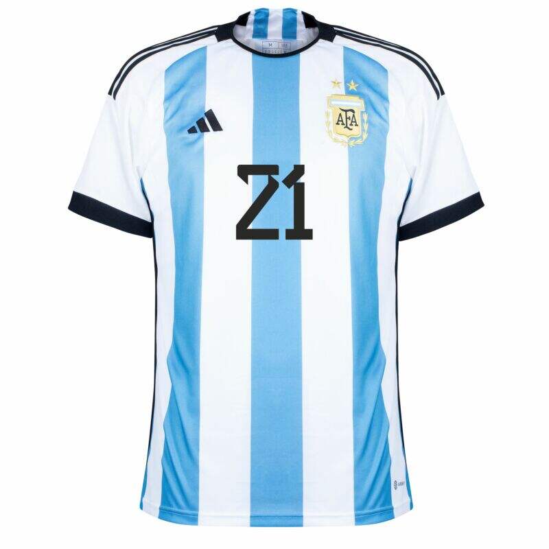ARGENTINA Fan Edition WORLD CUP 2022 HOME JERSEY DYBALA