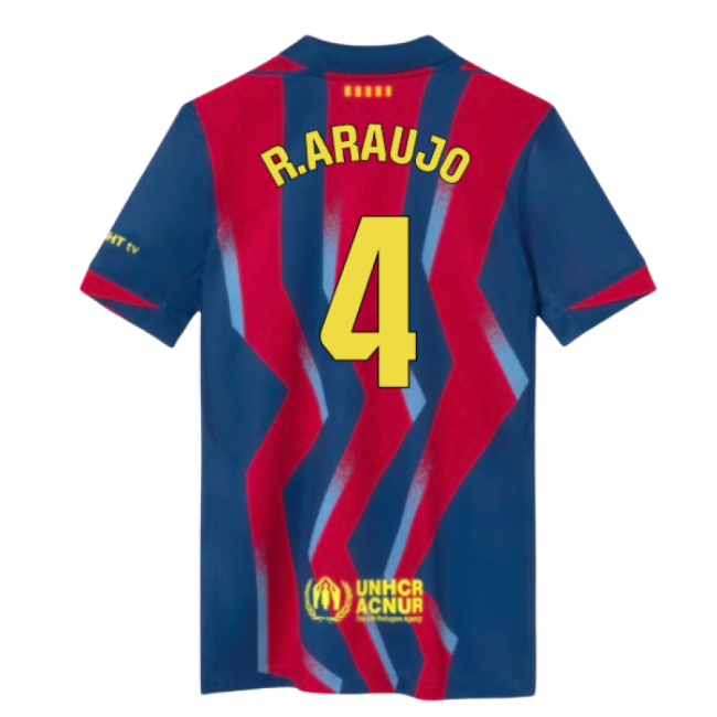 Barcelona Spanish Football R.araujo Home Pro-level Jersey Puma Drycell