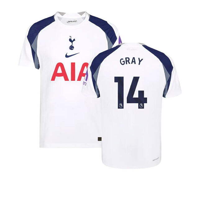 Gray 14 Tottenham Soccer Club Contemporary Home Match Shirt