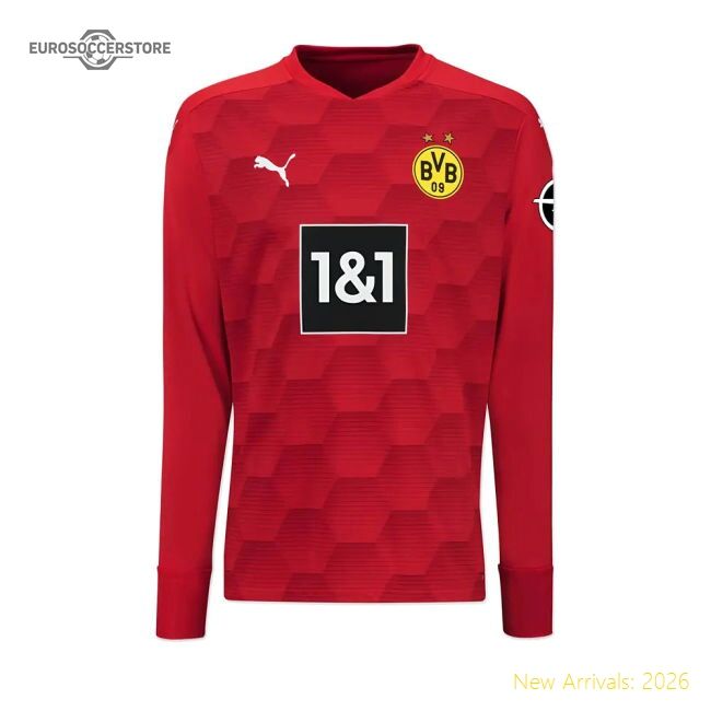 Premium 2020-2021 Borussia Dortmund Away Goalkeeper Shirt (red)