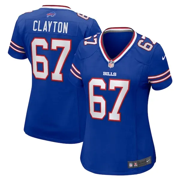 None Travis Clayton Game Jersey - Royal | NFL Player Jersey | NFL Foot