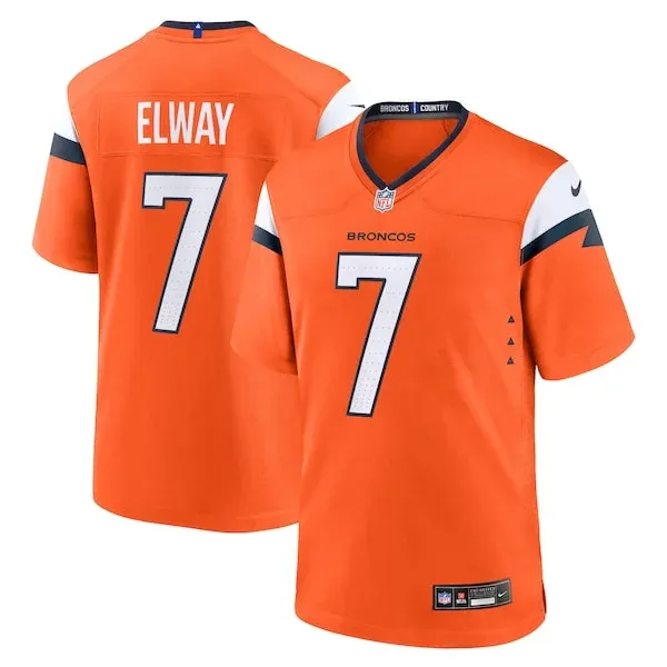 None Game NFL Jersey - Orange | Top-Grade Football Apparel | NFL Footb