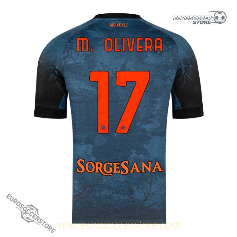 Napoli Halloween Edition M. OLIVERA Number 17 Jersey for the 25-26 Season