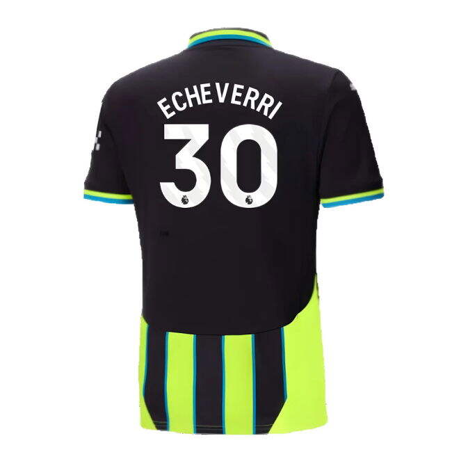 Chic Man City 2024-2025 Man City Away Shirt (Echeverri 30) for Game...