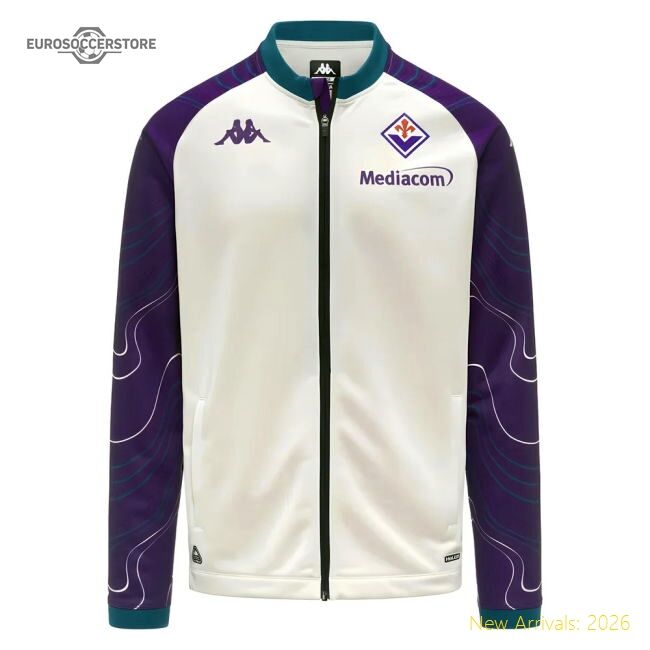 Superior 2025-2026 Fiorentina Fc Presentation Training Jacket (whit