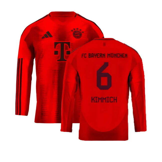 2024-2025 Bayern Home Stylish Shirt - Kids (Kimmich 6) Quick Dry