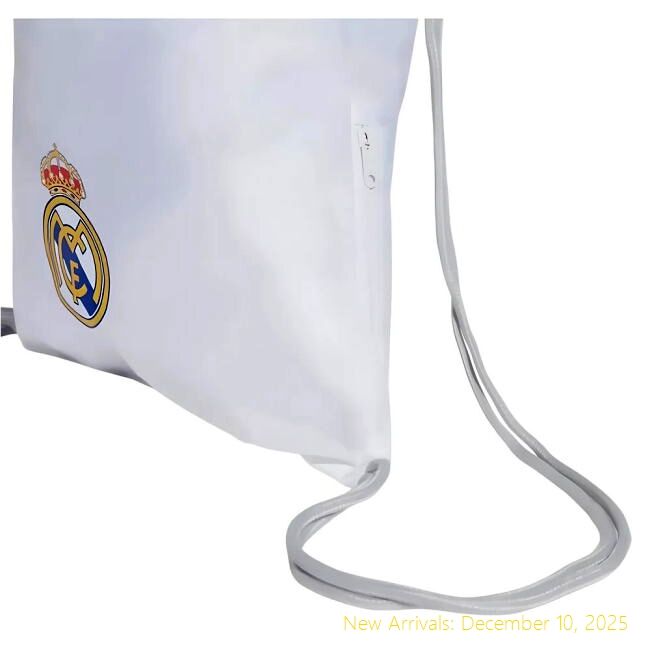 High-Quality 2025-2026 RM Real Madrid Gym Sack (White) - Sale Price