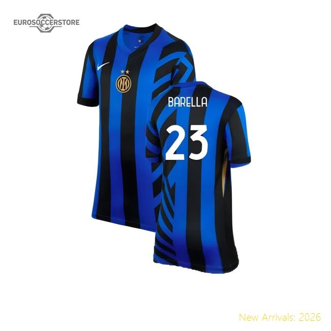 Inter Milan Barella Top-tier Home Jersey Calcio Kappa Kombat