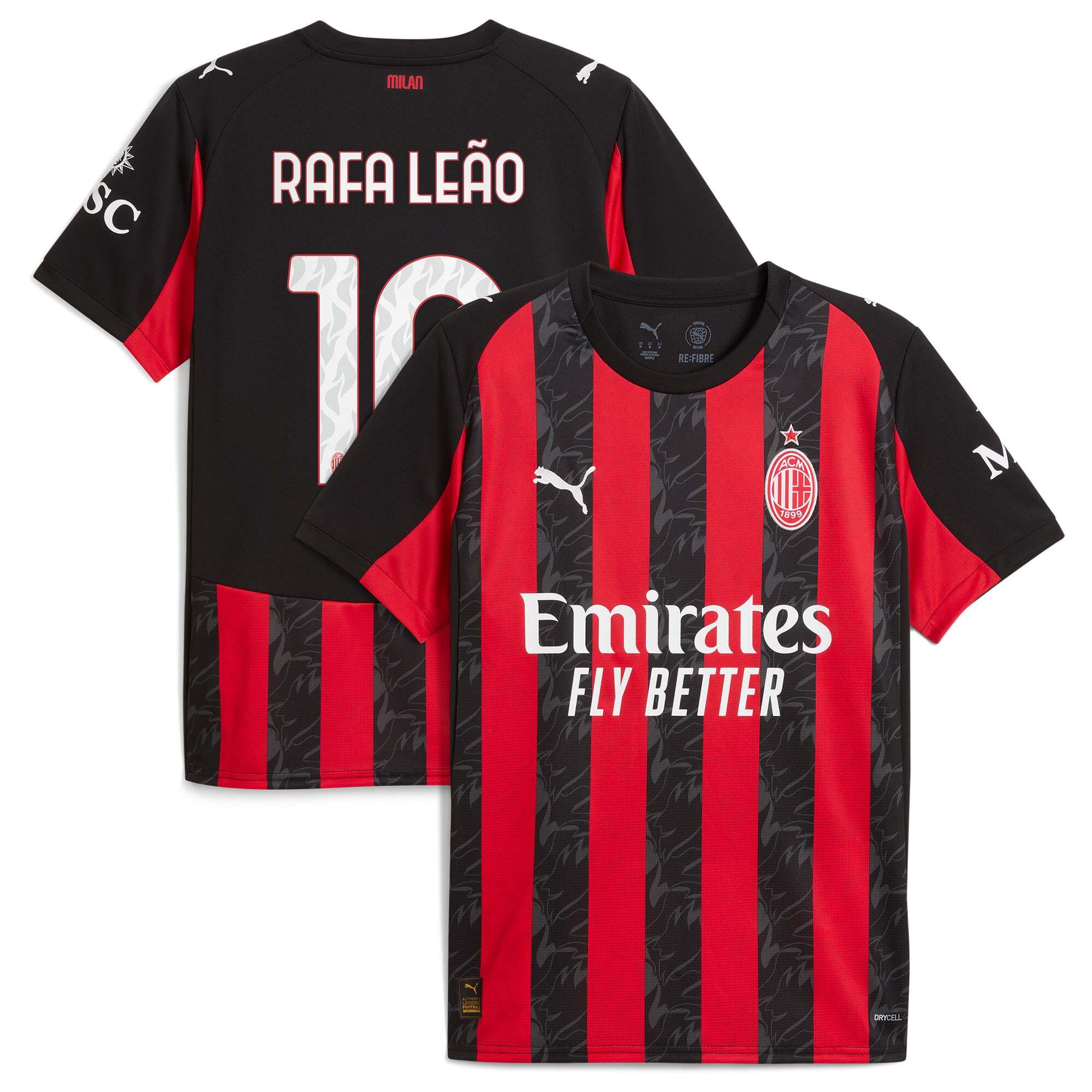 AC Milan Men's 2025 Premium Quality Replica - Club Jersey - Don't