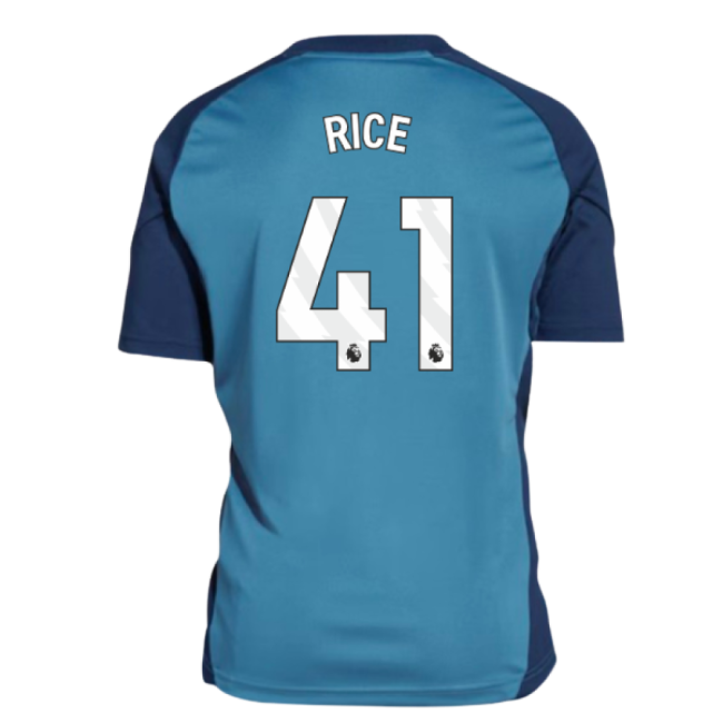2025-2026 Arsenal Training Shirt (Blanch Blue) - Kids (Rice 41) - o...