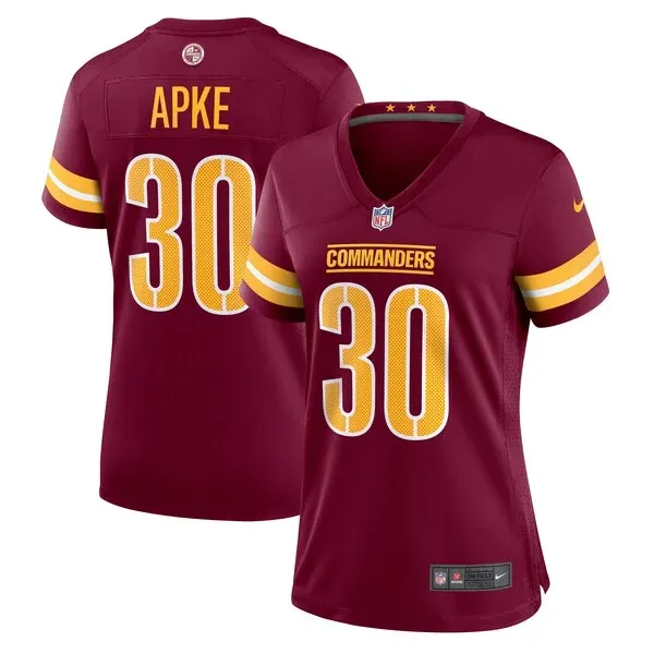 None Troy Apke Game Jersey - Burgundy | NFL Player Jersey | NFL Footba