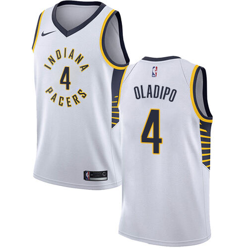 Pacers Victor Oladipo #4 Official 2024 Icon NBA Swingman Jersey White