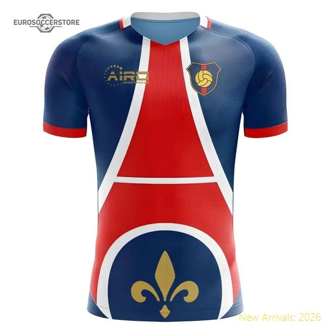 High-Quality 2025-2026 Paris Home Concept Football Shirt - Womens