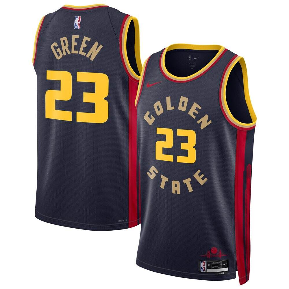 Authentic Golden State Warriors Navy Jersey - City Edition - Fan Favorite