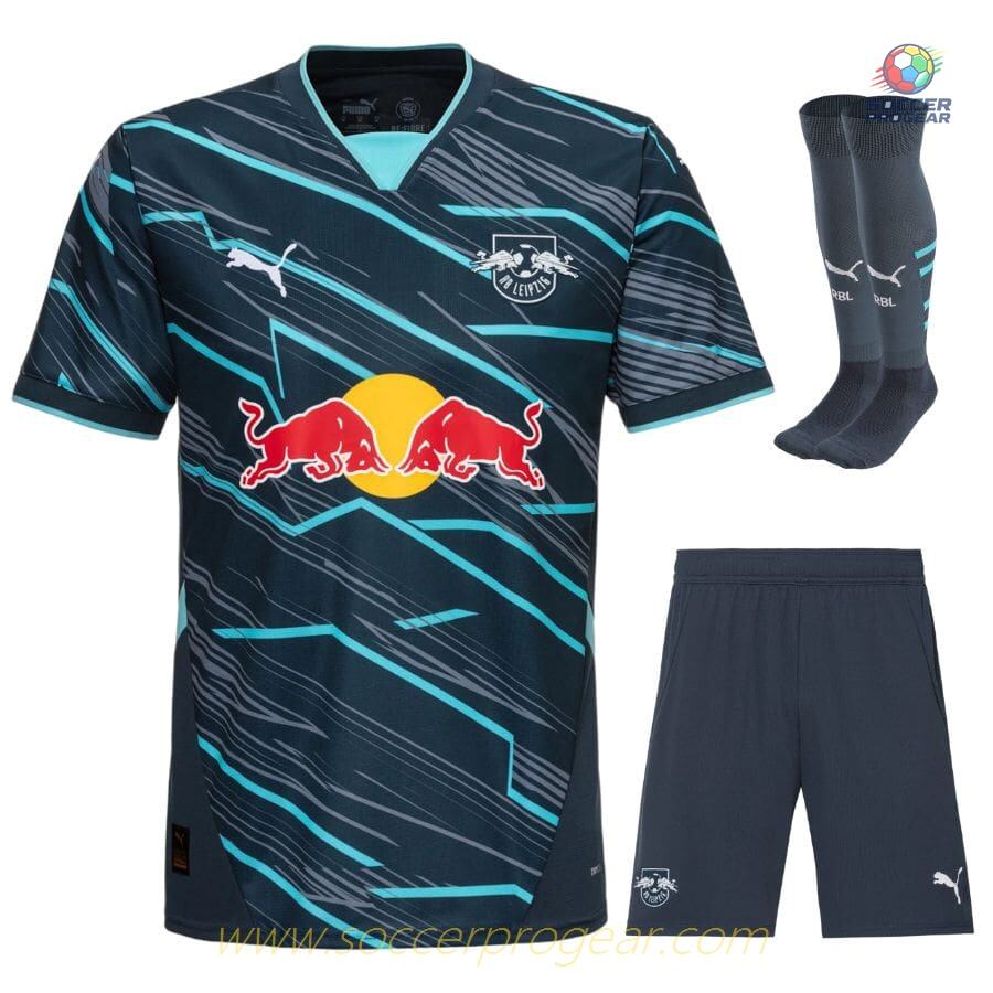 Red Bull Leipzig Third Kids Editionren's Soccer Uniform Soccer Team Shirt 2024-2025 Season