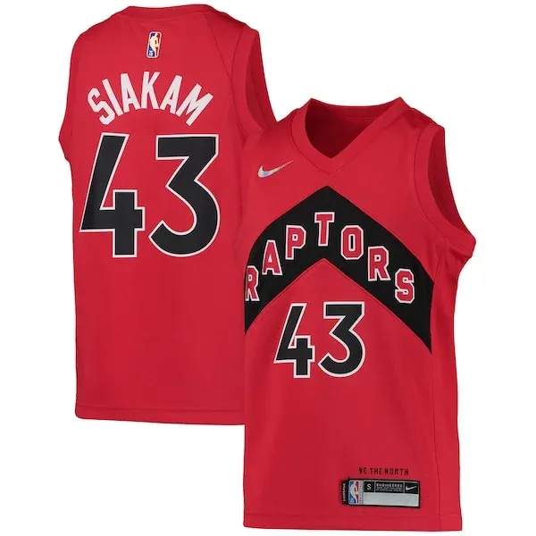 Championship Pascal Siakam TOR NBA Jersey - Red - Licensed Product