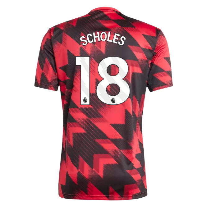 Top-Quality Man Utd Scholes 18 2025 2025-2026 Man Utd Pre-Match Shi...