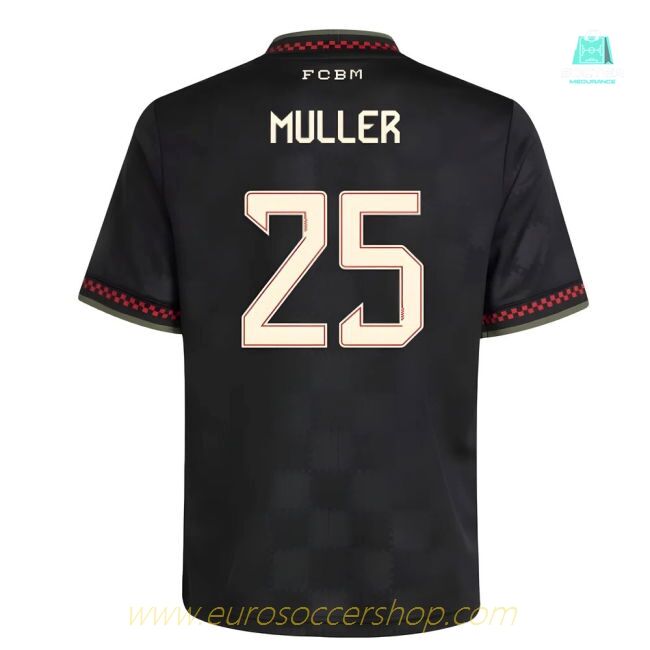 2025-2026 Bayern Munich Third Shirt (Kids) (Muller 25)