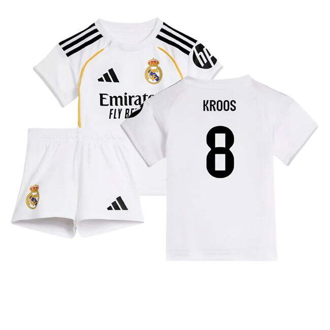 Real Madrid official style Home Kit 2025-2026 (Infant