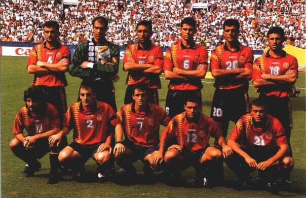 1994 Spain Home Retro Soccer Jersey Shirt - Official Replica 3793