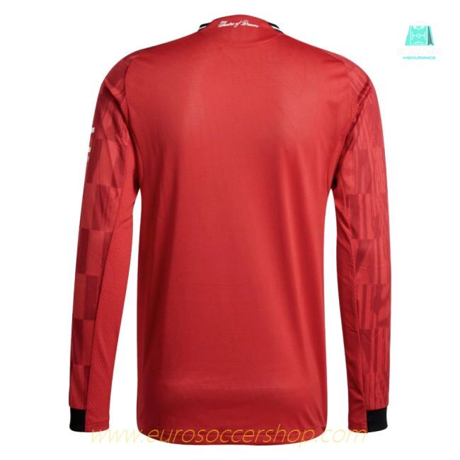 2025-2026 Man Utd Authentic Long Sleeve Home Shirt