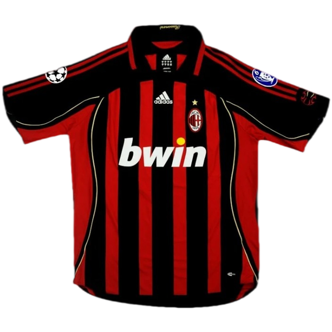 Durable MALDINI 3 AC Milan 0607 Retro Champion League Home Shirt