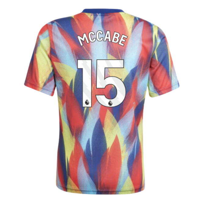 2025-2026 Arsenal Pre-Match Shirt (Victory Blue) - Kids (McCabe 15)